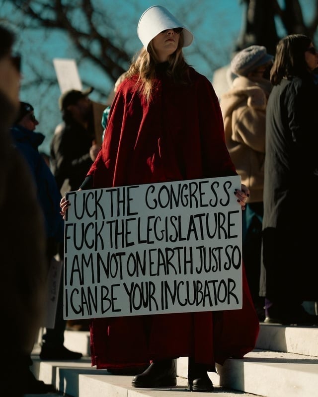 Handmaids Costume @ RI State House