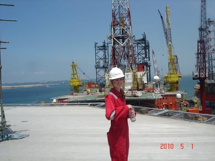 Transocean Oil Rig in Singapore